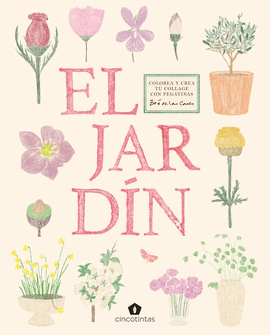JARDIN COLOREA Y CREA TU COLLAGE CON PEGATINAS EL