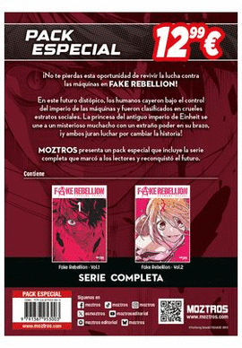 FAKE REBELLION  PACK ESPECIAL DE 2 TOMOS