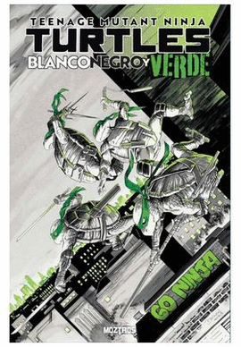 TMNT BLANCO NEGRO Y VERDE