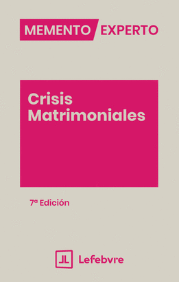 MEMENTO EXPERTO CRISIS MATRIMONIALES