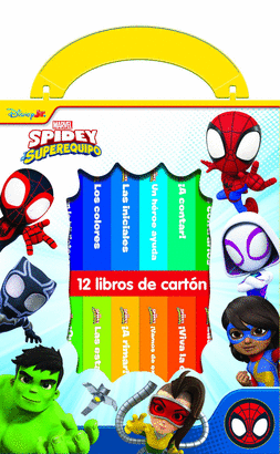 DISNEY JR MARVEL SPIDEY Y SU SUPEREQUIPO MI PRIMERA BIBLIOTECA