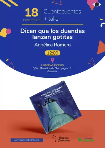 Cuentacuentos y taller del  libro  “Dicen que los duendes lanzan gotitas