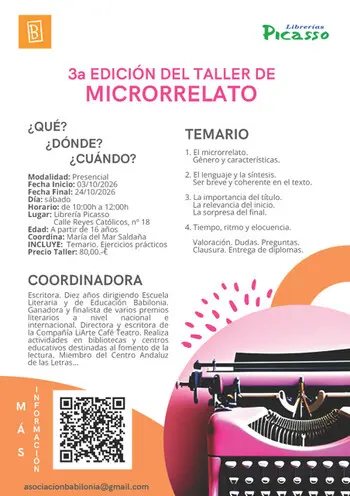 3ª Edición del Taller de Microrrelato